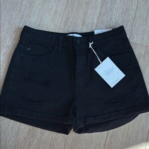 KanCan Black Jean Shorts Classic Casual Style